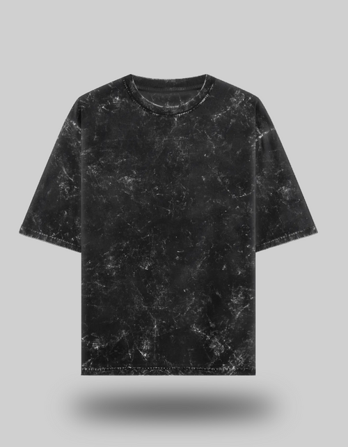 C'est La Vie Acid Wash Oversized T-Shirt | Wakhre