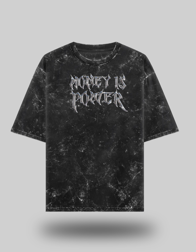 Money is Power Oversized T-Shirt | Wakhre